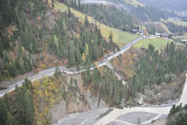 Rutschung Promeggen Lesachtal